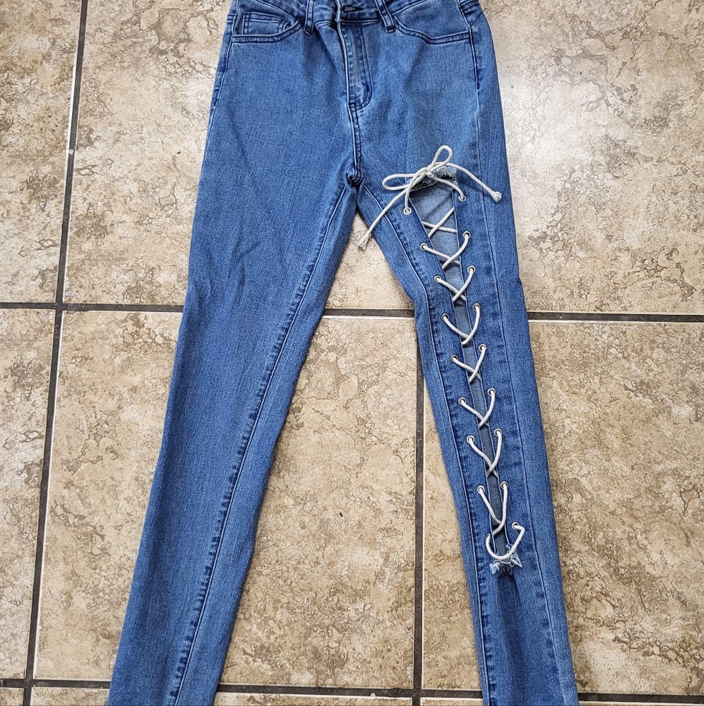 Trendy high rise Jeans 25